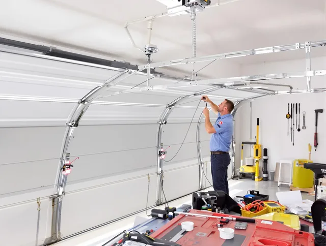 Garage door cable repair service by Rosemead Garage Door Repair in Rosemead