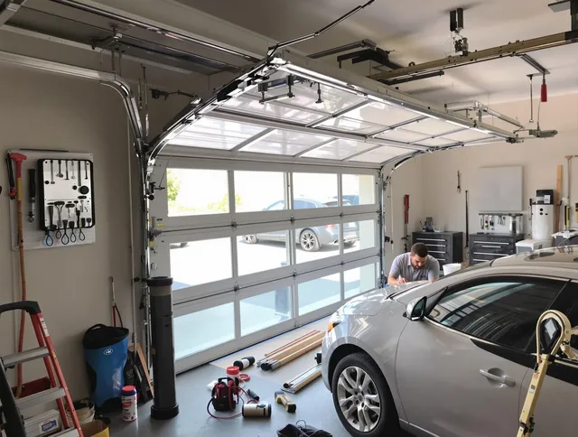 Garage door noise reduction service by Rosemead Garage Door Repair in Rosemead