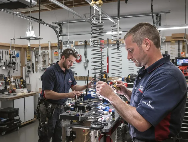 Garage door spring repair service by Rosemead Garage Door Repair in Rosemead